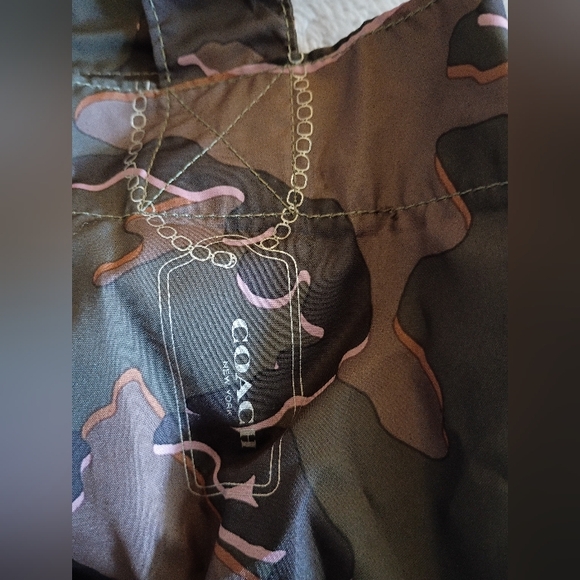 Coach Nylon Packable Tote in Camo Print - Picture 9 of 12